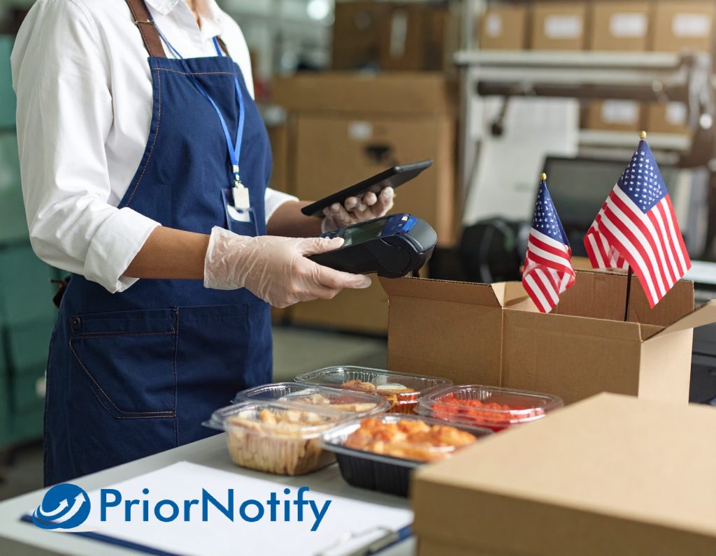 US FDA Prior Notice Guidelines on Packaging